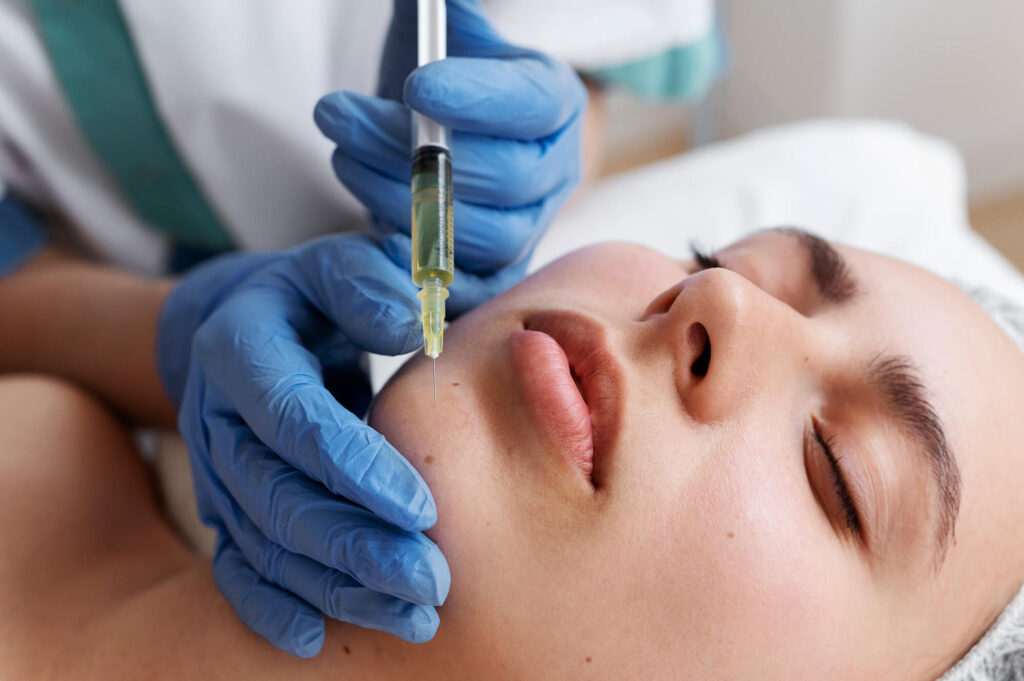 Minimally invasive facial enhancement with dermal fillers
